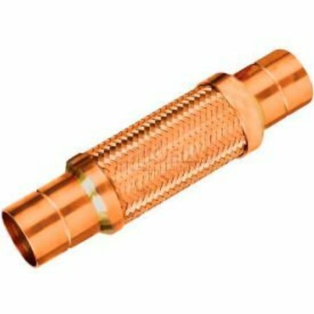 MASON INDUSTRIES Bronze Hose & Braid w/ Copper Sweat Ends 1-1/2 x 12 CPSB 1.5x12